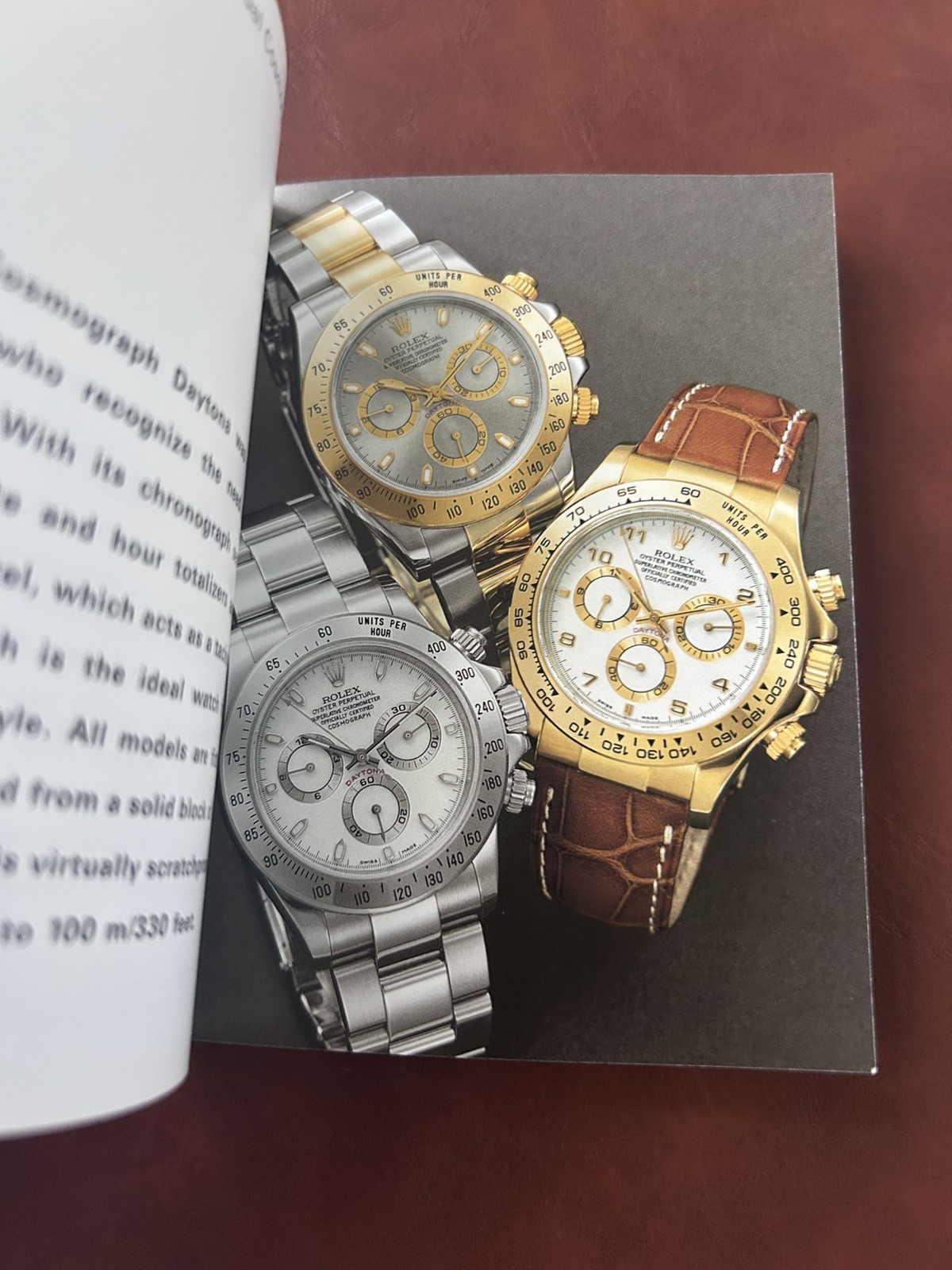 Rolex Cosmograph Daytona Green Booklet English Language From 2004
