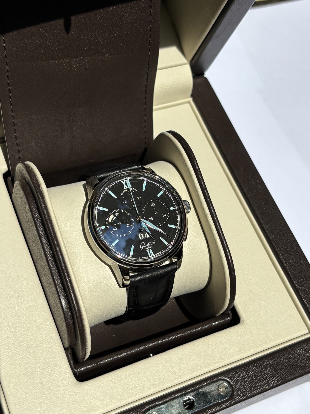 Glashütte Original Senator Chronograph Panorama Date 1-37-01-03-02-35