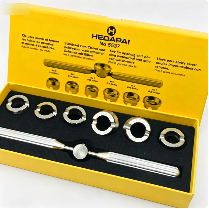 Oyster Style Watch Screw Back Case Opener Tool #5537 Waterproof Repair FREE EXPR