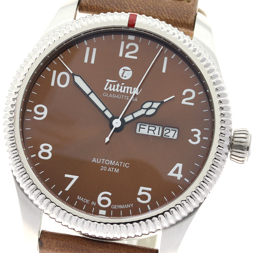 TUTIMA Grand Flieger Classic 6102-03 Brown Dial Automatic Men’s Watch_935970