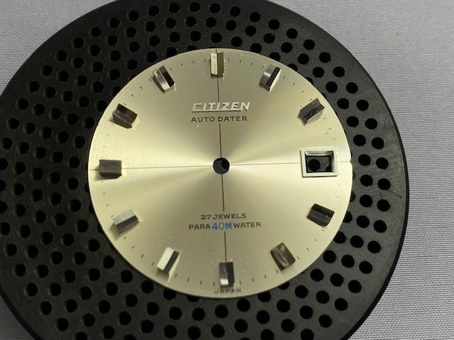 D125 CITIZEN AUTO DATER Citizen Auto Dater 27 Jewels Cross Dial Dead via NeKoPos