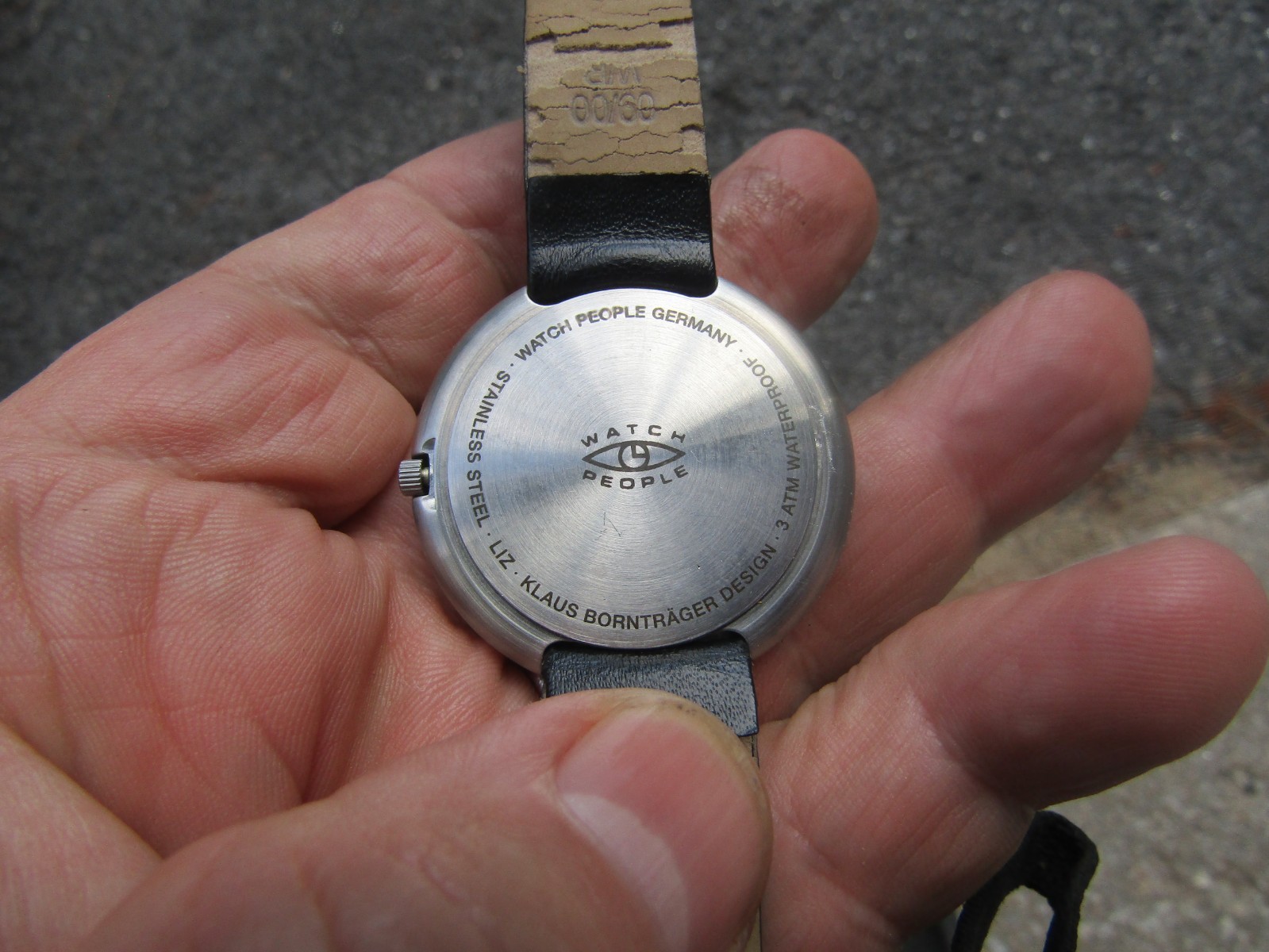 Watch people design by Klaus Bornträger unisex wrist watch quartz need battery