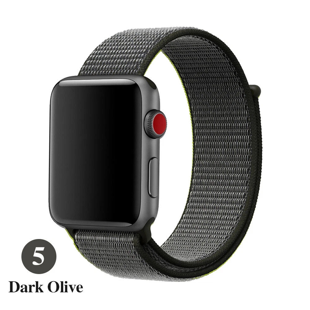 Woven Nylon Band For Apple Watch Sport Loop iWatch Series 4 3 2 1 38/42/40/44mm
