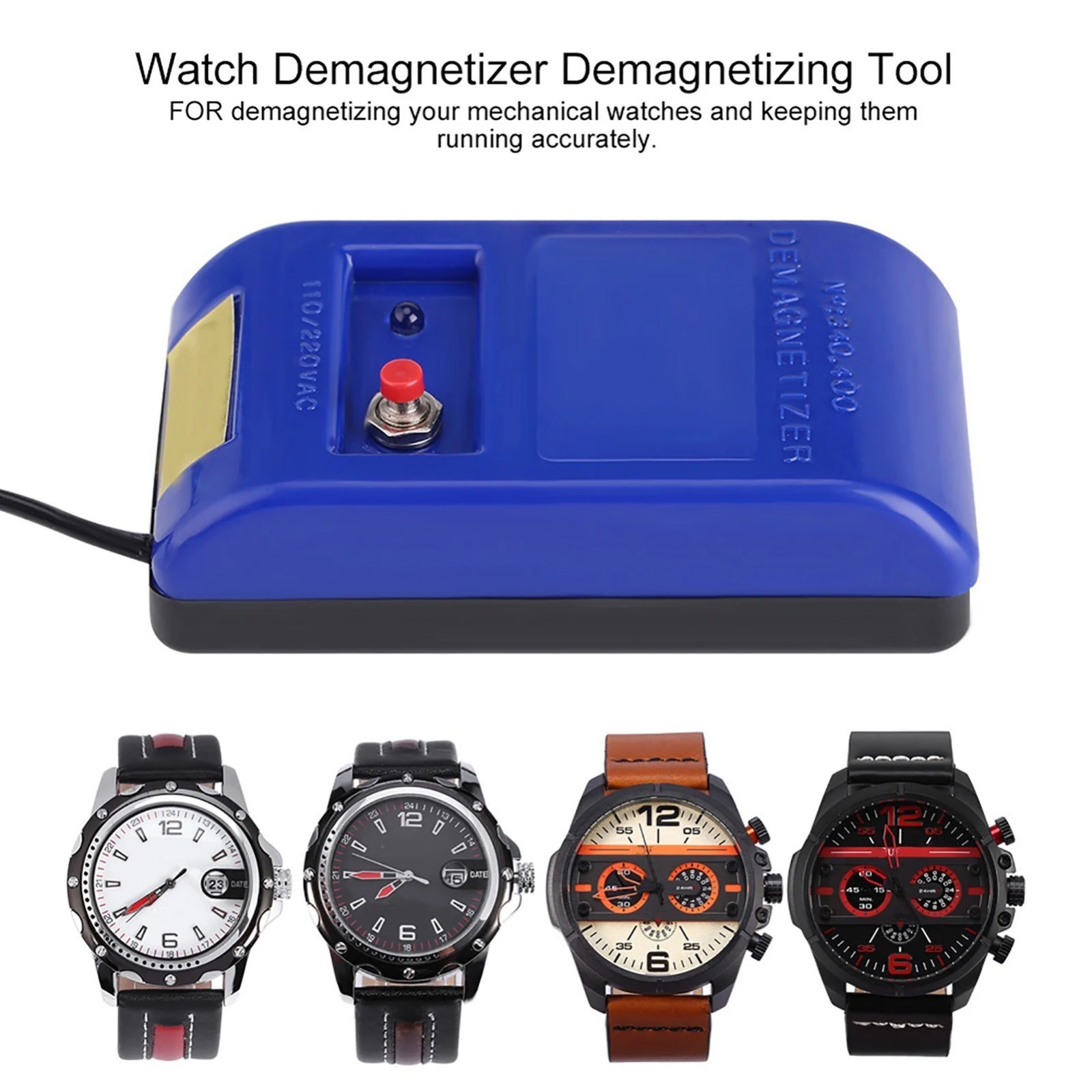 Watch Repair Screwdriver Tweezers Electrical Demagnetise Demagnetizer Tools
