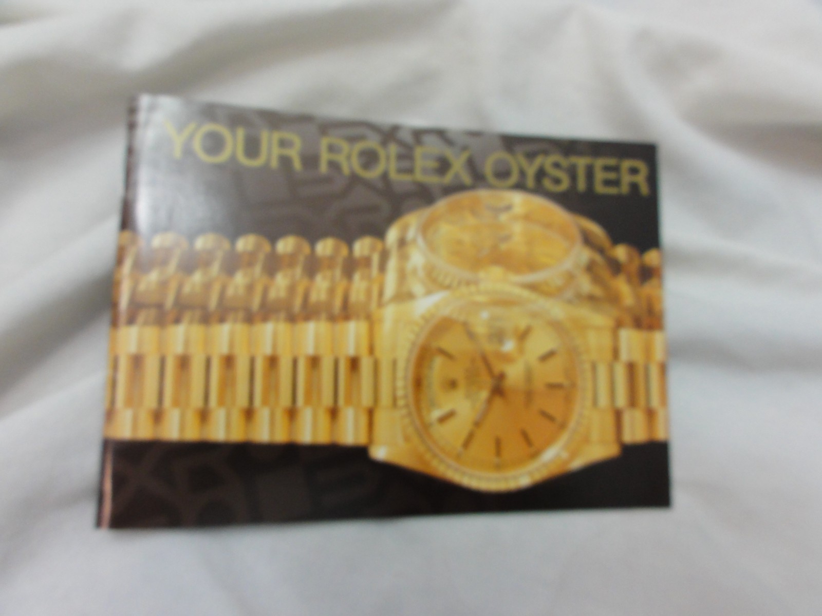 Authentic Rolex Booklet “Your Rolex Oyster” ~ 1995 ~ English