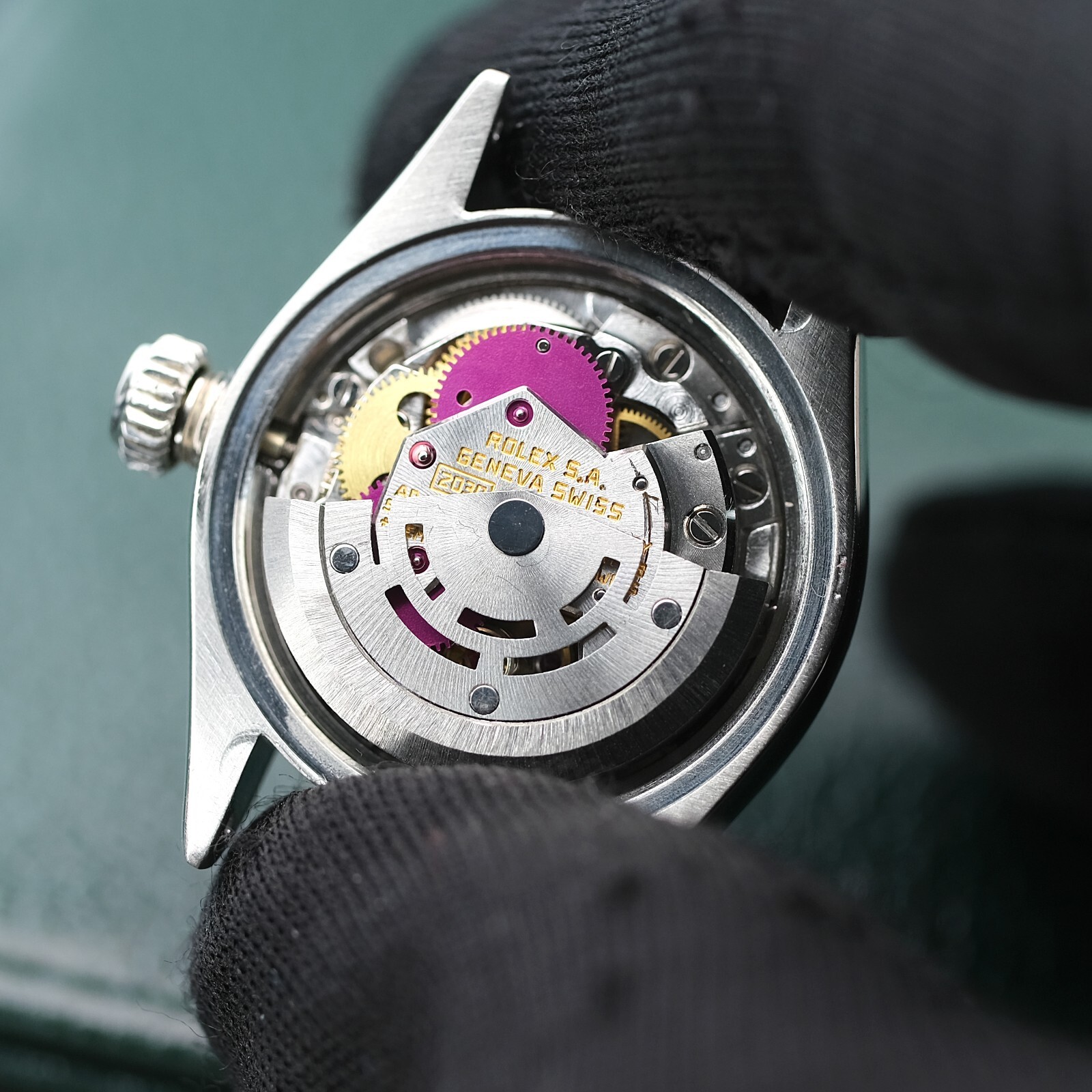 Rolex Ladies Datejust Watch Stainless Steel Pink Diamond Dial & Bezel .90ct 26mm