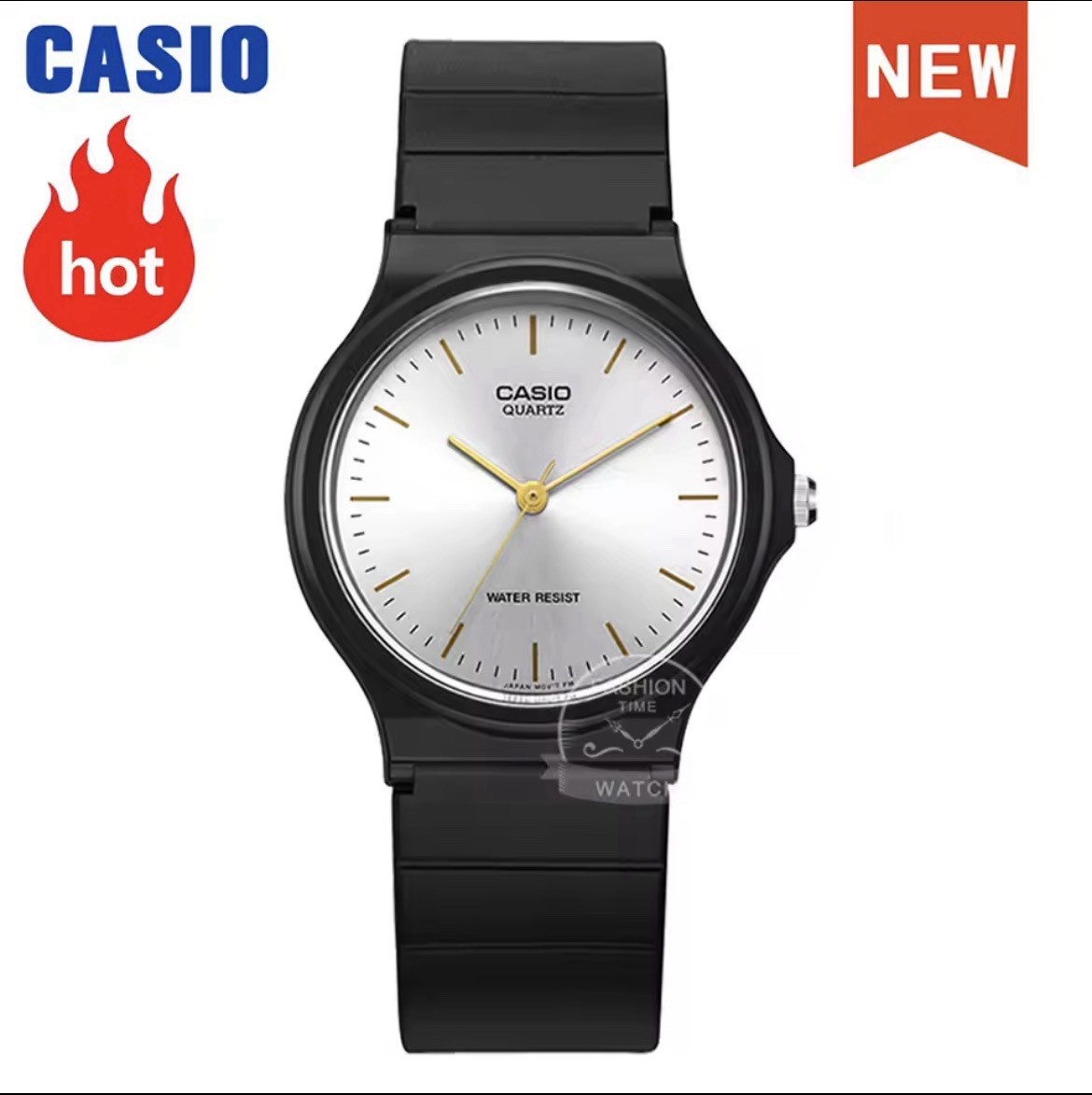 CASIO Classic MQ-24-7B2DF Round Analog White Dial Unisex R80111014