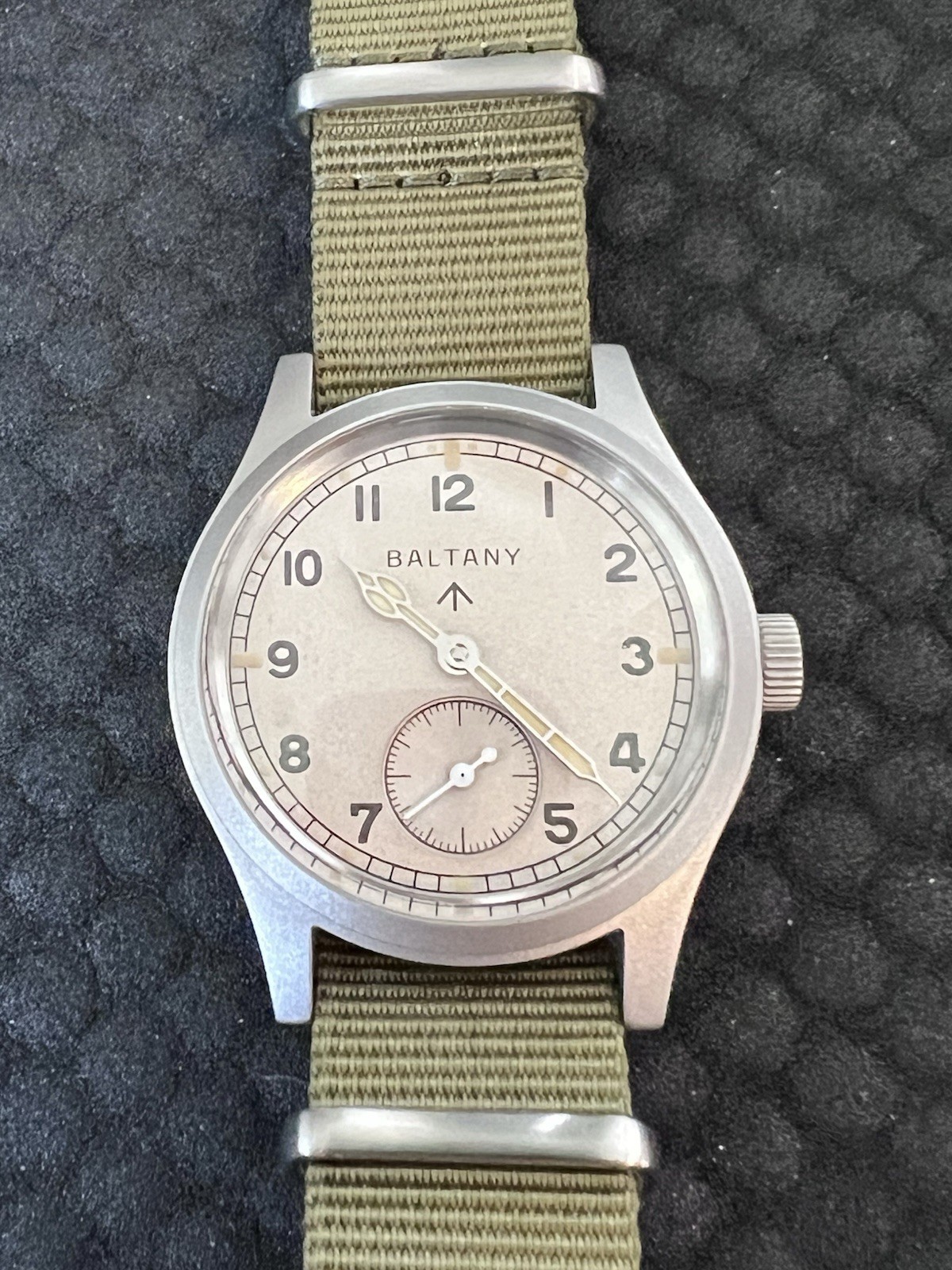 Baltany Retro Dirty Dozen Field Military Watch S2025 Manual Wind