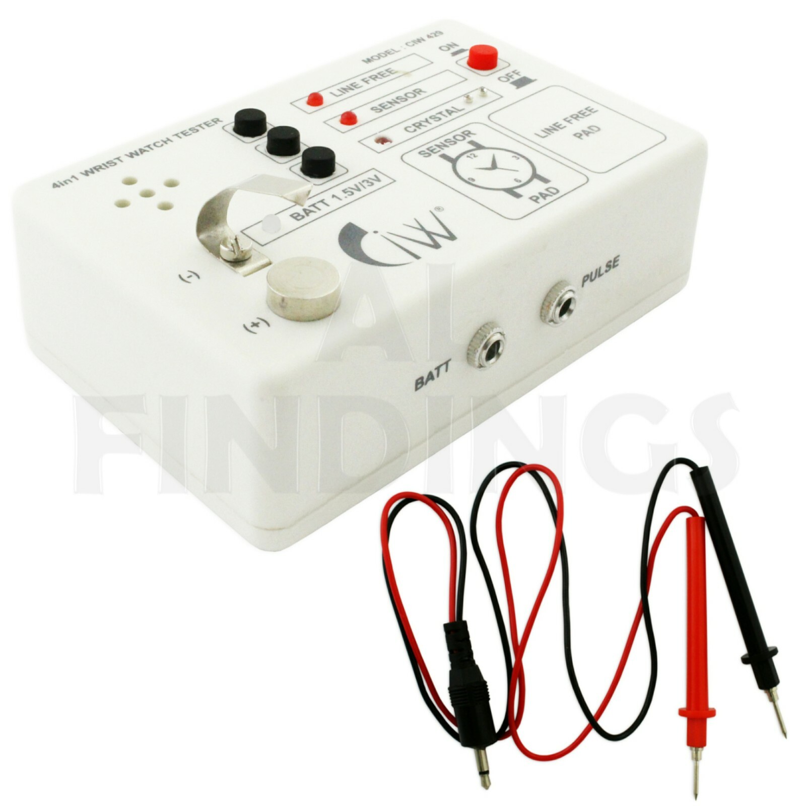 4 in 1 Quartz watch tester release cell circuit test watchmakers repair tool.