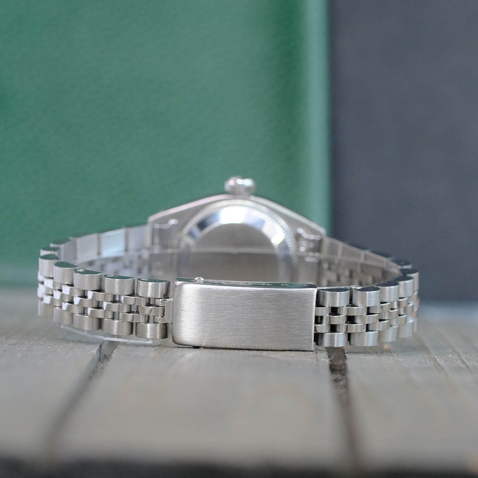 Rolex Ladies Datejust Watch Stainless Steel Pink Diamond Dial & Bezel .90ct 26mm