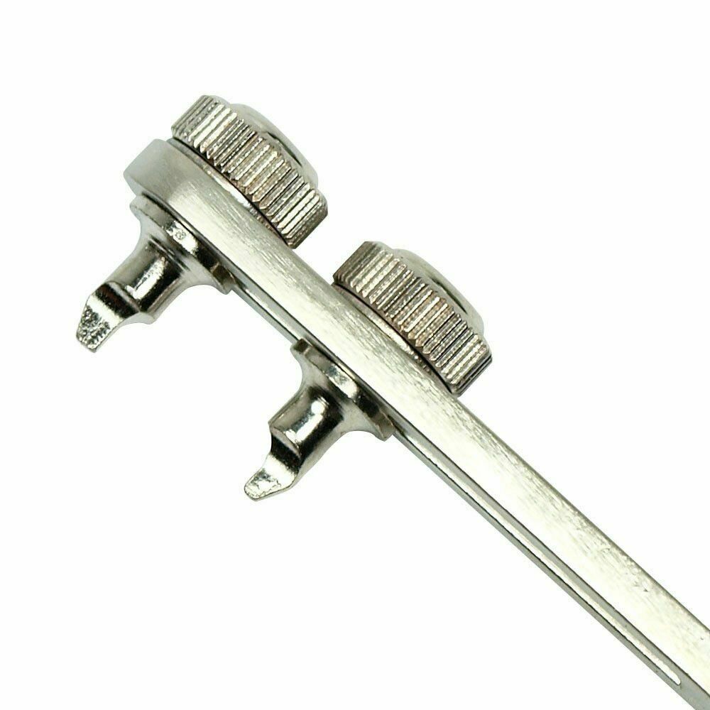 Waterproof Adjustable Watch Back Case Opener Remover Large 7″ Steel Wrench Tool