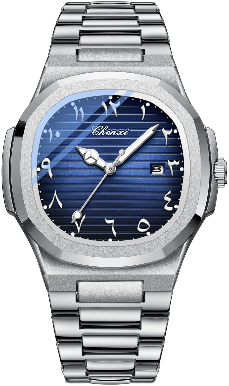 BESTKANG Men’s Quartz Movement Watch Waterproof Luminous Stainless Steel