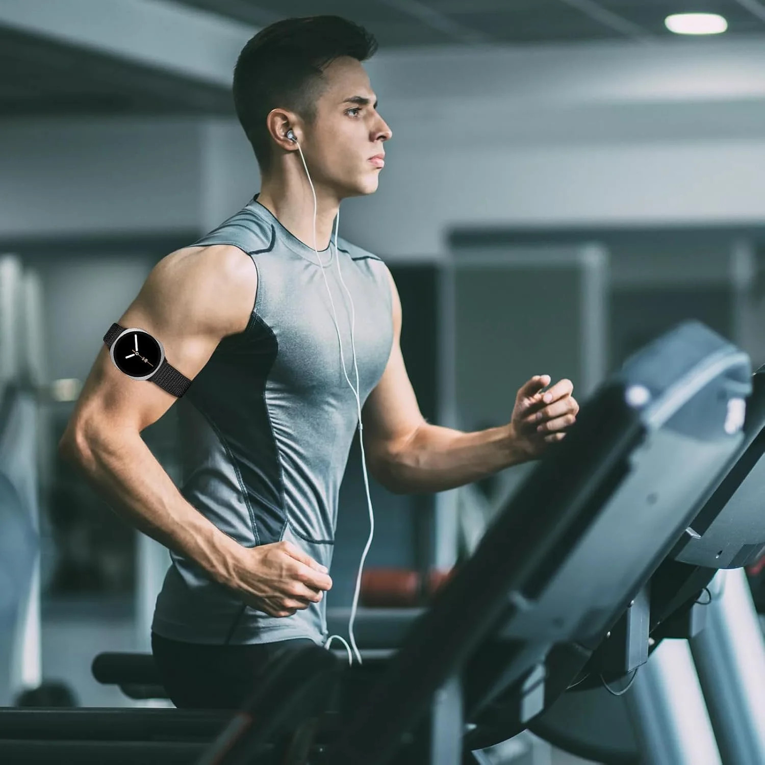 Sport Ankle/Arm Band Compatibel with Galaxy Watch 8 Band 40mm 44mm/Galaxy Watch