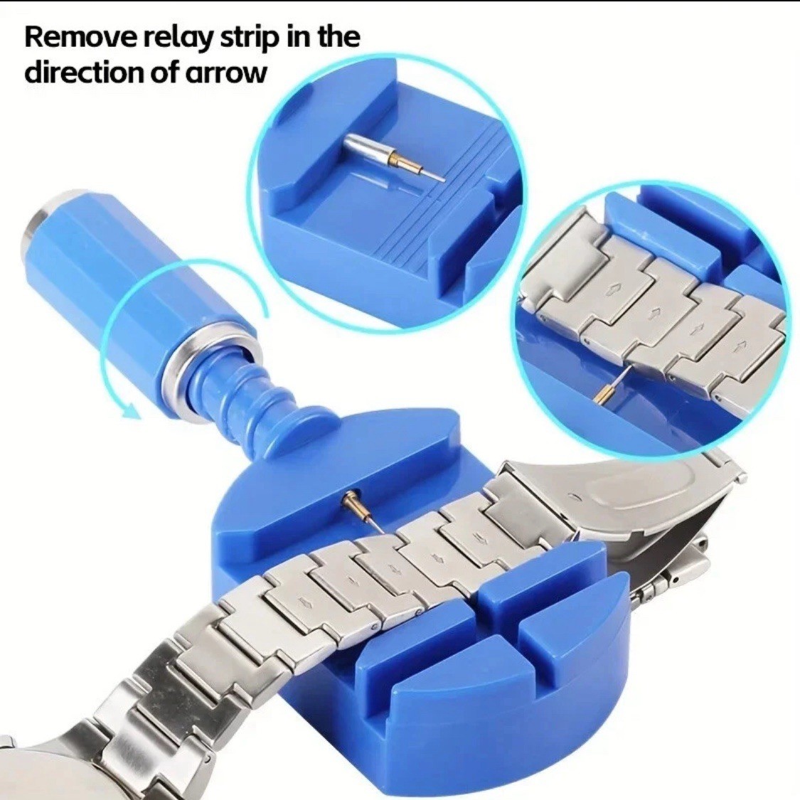 Watch Repair Kit Professional Battery Link Case Removal Replacement Adjust Tools