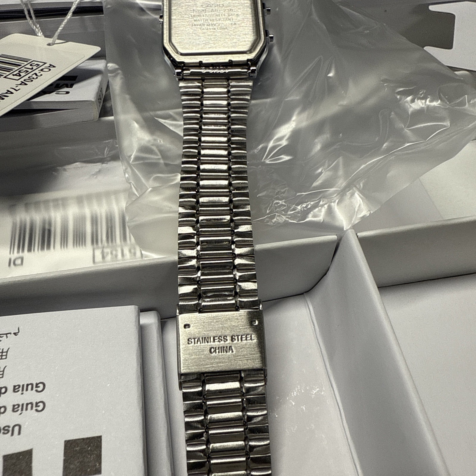 Casio New AQ-230A-7A Retro Digital Analog Alarm Mens Watch AQ-230 AQ-230A