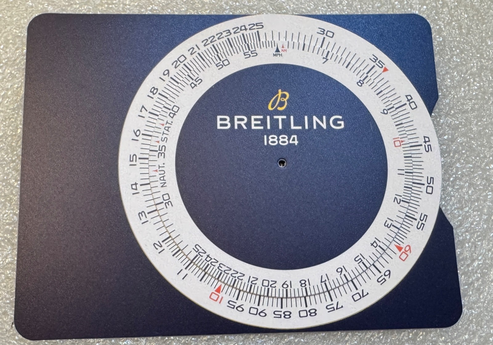 Breitling Bentley Slide Rule Booklet