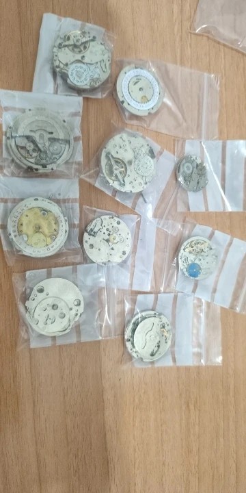 10pcs Watch Movement Parts Mechanical Steampunk Practice Disassemble Repair Kit