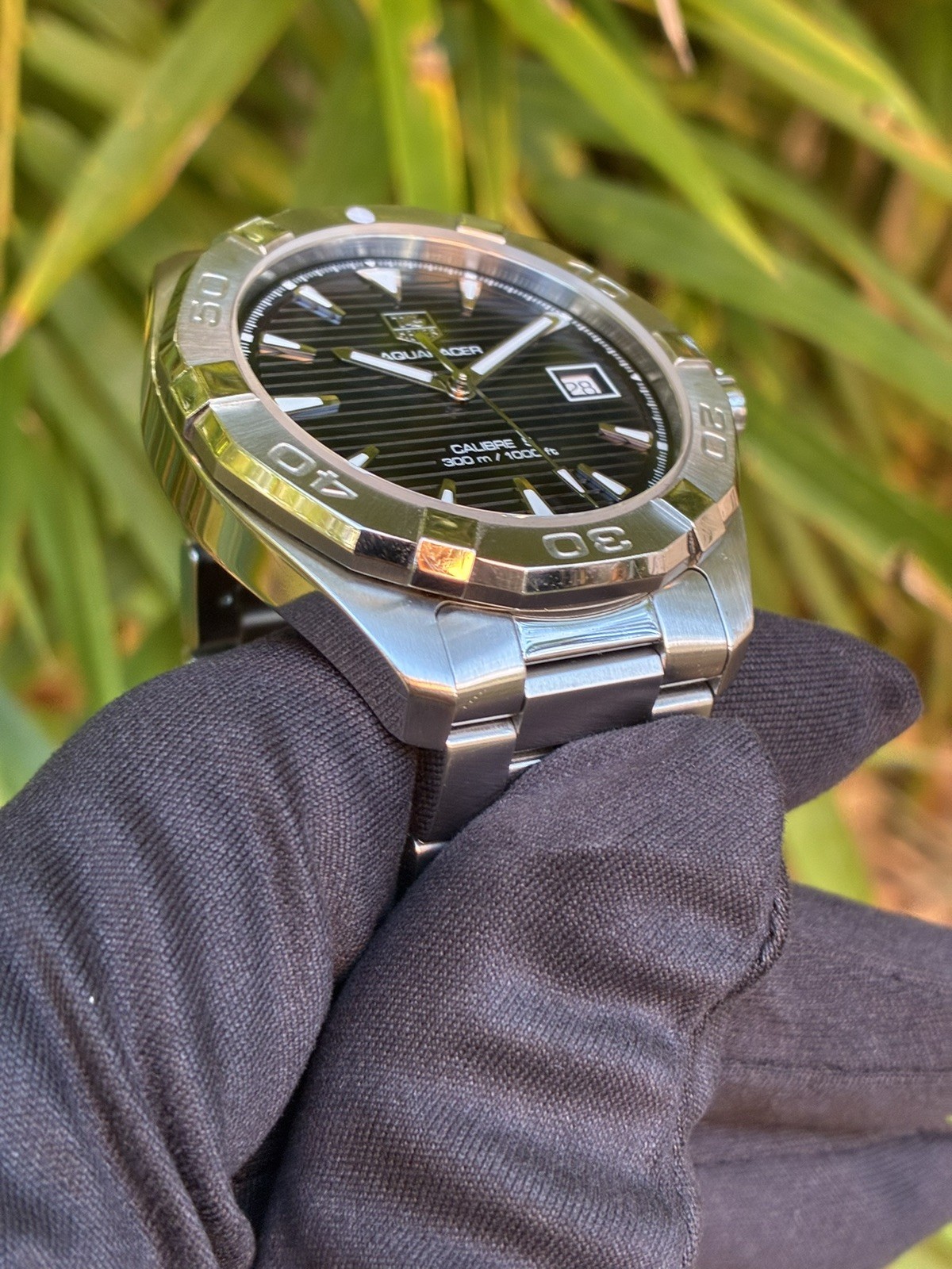 TAG HEUER WAY2112.BA0928 Aquaracer Calibre 5 Blue Dial Automatic Men’s 41mm