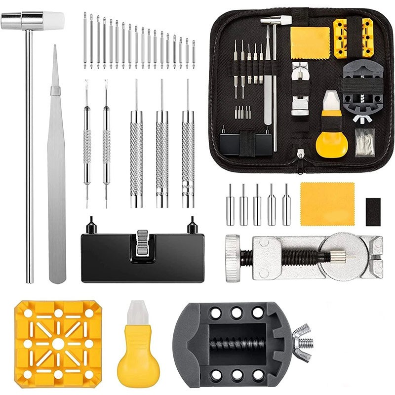 Watch Repair Kit Watchmaker Back Case Remover Opener Link Pin Spring Bar Set