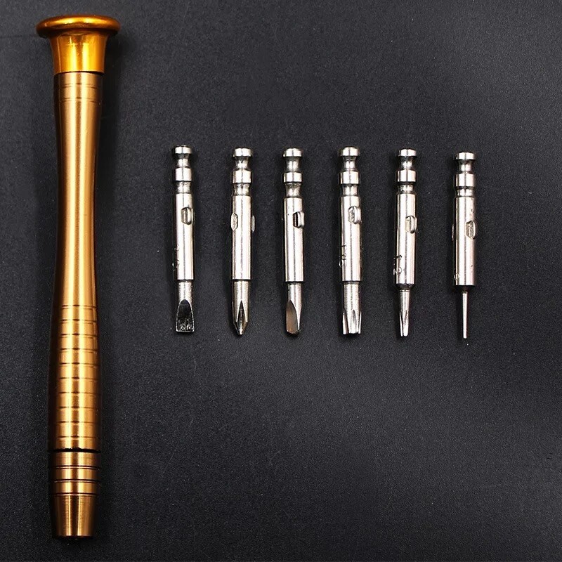 Screwdriver Set 25 Jewelers Watch Jewelry Eyeglass Repair Tools Precision Micro