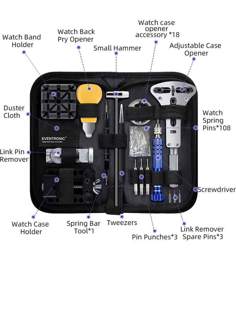 Eventronic Watch Repair Kit, Professional Watch Battery