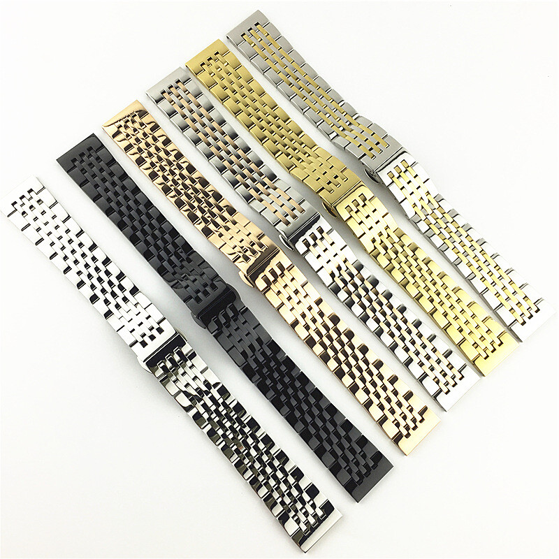 Solid Stainless Steel Watch Strap Bands Quick Release Business 12-24mm Universal