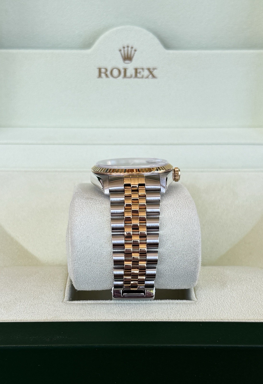 1990 Rolex DateJust Two Tone 18k Gold Jubilee 36mm Black Anniversary Dial 16233