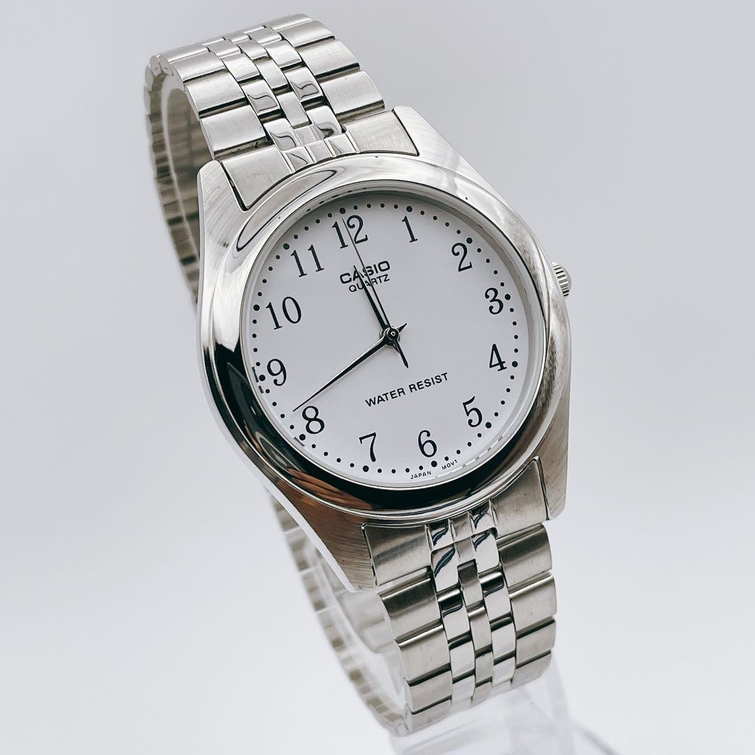 Working Casio Quartz Watch, Vintage Retro Men’s Analog Silver