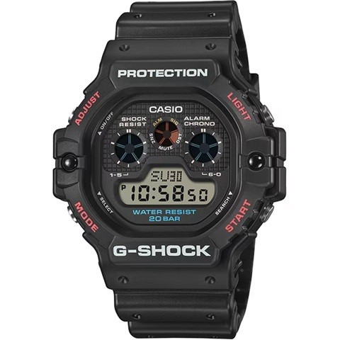 New CASIO G SHOCK DW 5900U 1JF 10 Year Battery Digital Shock Resistant 20 ATM Wa