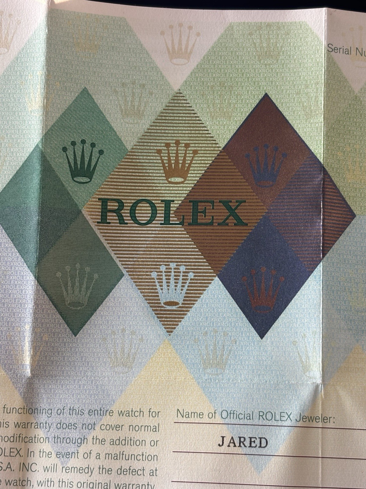Rolex Watch Manual/Booklet – Style/Model R79163343B7824