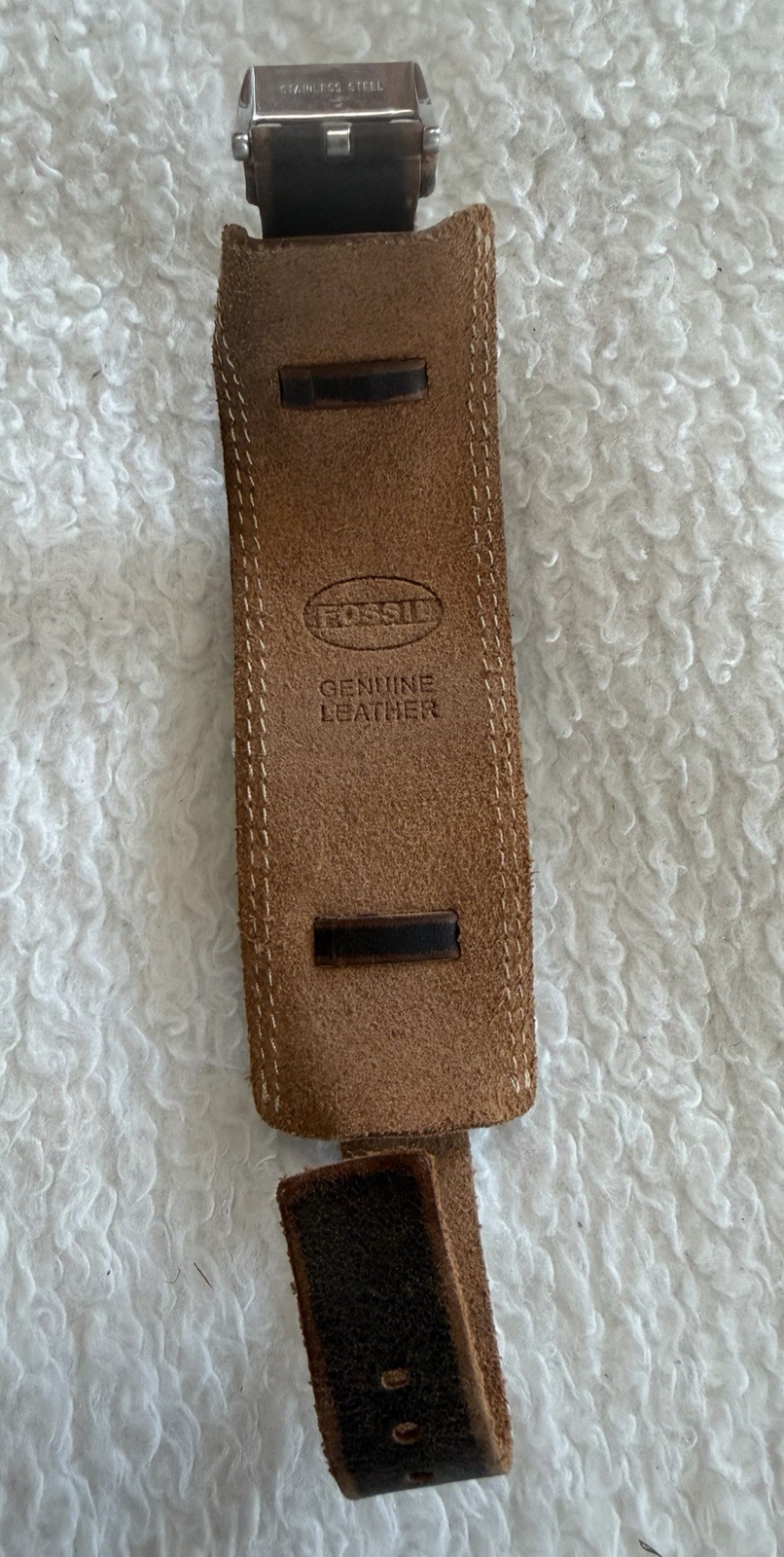 Fossil Men’s Steampunk Watch With Leather Band