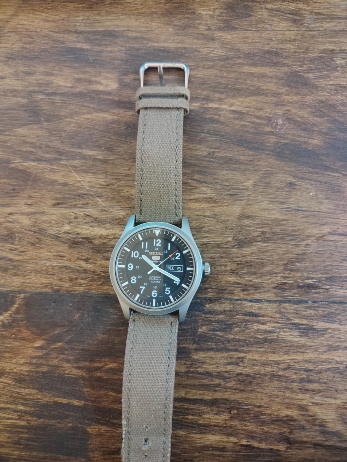 Seiko 5 SNZG15K1 Field Watch