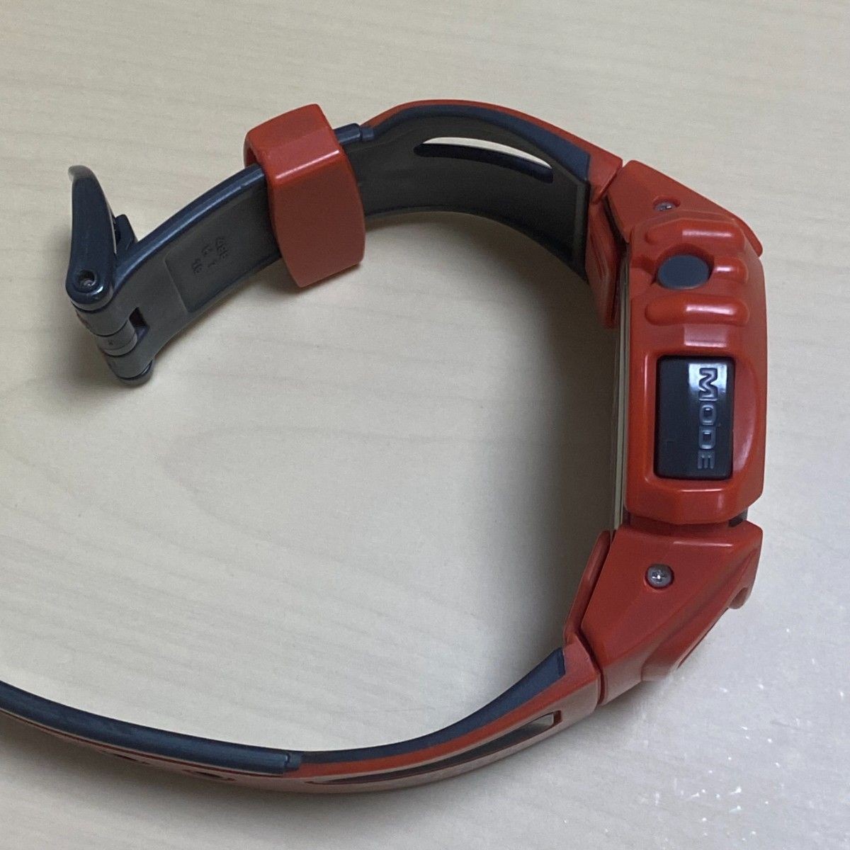 🔴 CASIO G-SHOCK DWX-100 Rare Red Digital Watch WR20BAR Working Vintage