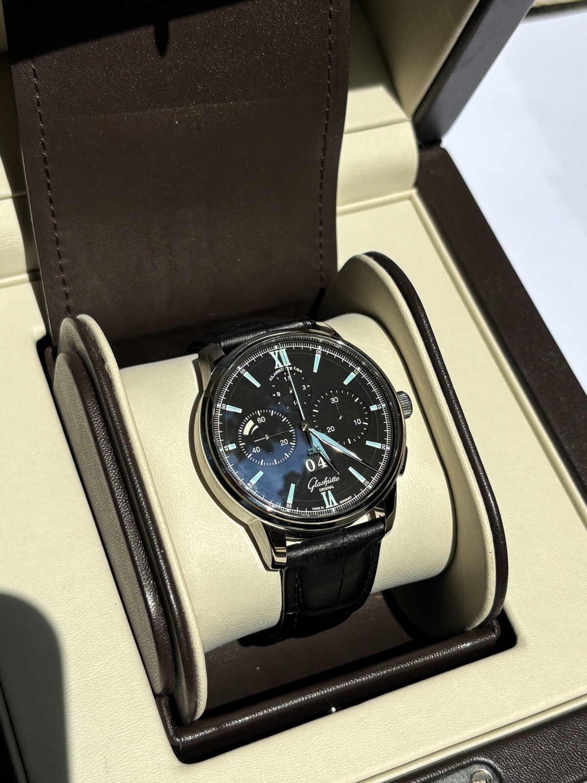 Glashütte Original Senator Chronograph Panorama Date 1-37-01-03-02-35