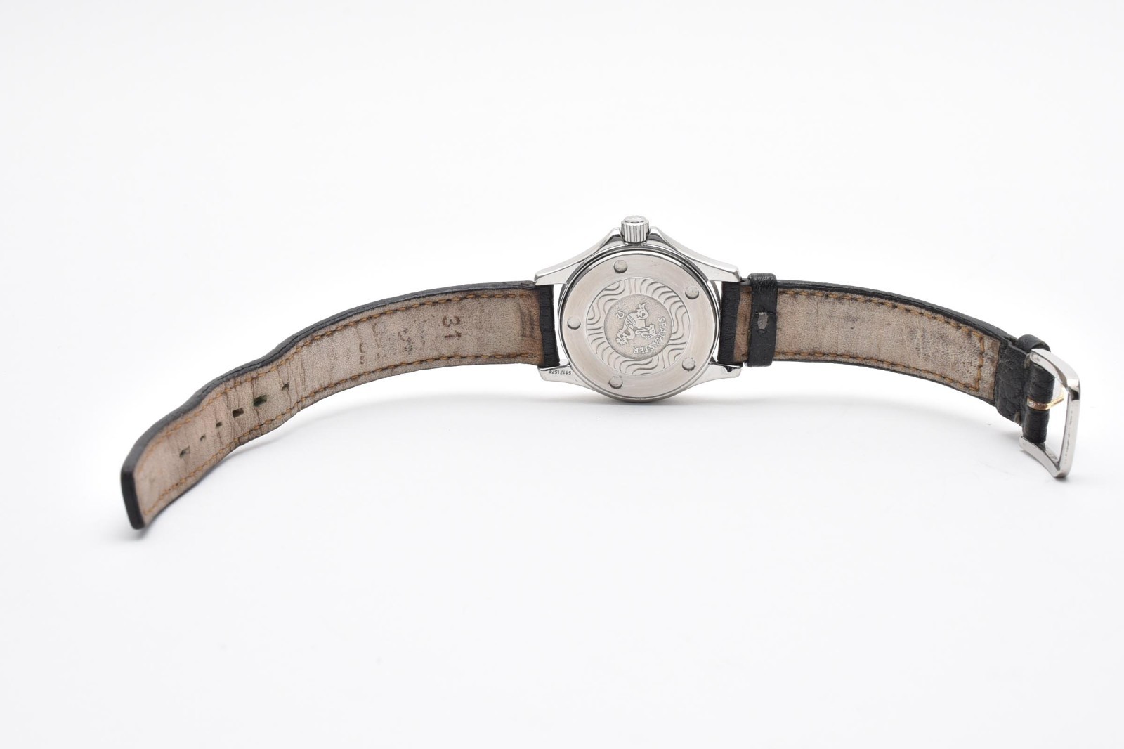 Vintage [Near MINT] OMEGA Seamaster 120m 2571.80 Blue Dial Silver Women’s Watch