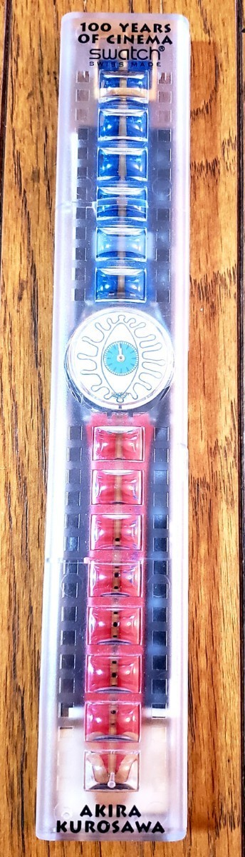 Rare Unused 1995 Swatch Akira Kurosawa EIGA-SHI GZ141 Cinema Watch Working