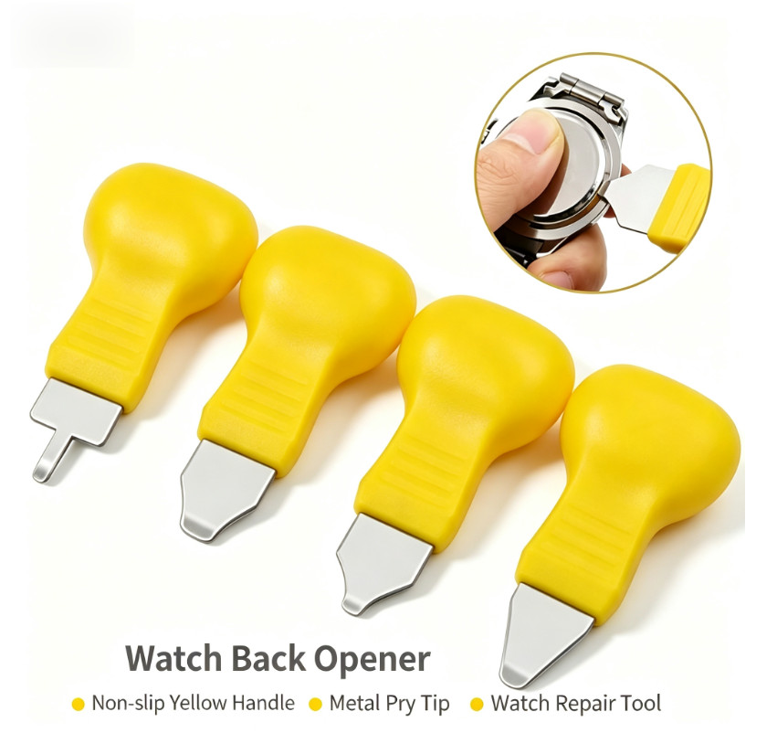 5Pcs Watch Back Cover Remover Tool 10mm Width Case Opener Pry Repair Kit FREE EX