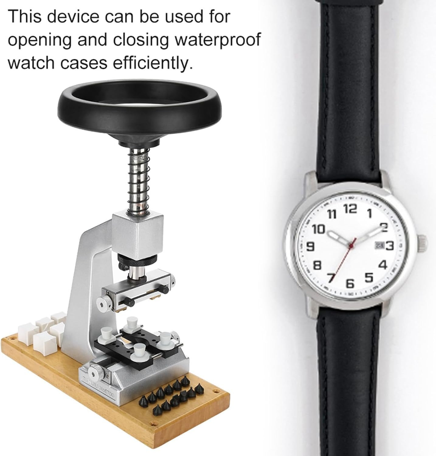 Precision Bench Watch Case Opener for Easy Wristwatch Back Removal