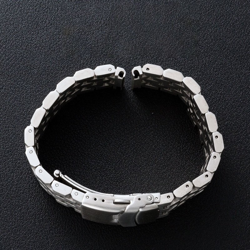 18-24mm Solid Brushed Stainless Steel Watch Strap Band Smart Watchband US Stock