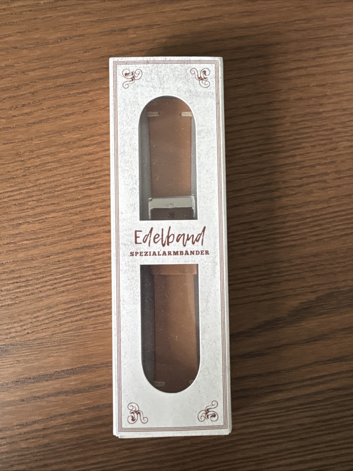 22mm Brown Genuine Horsehide Leather Watch Strap Handmade in Italy New Box