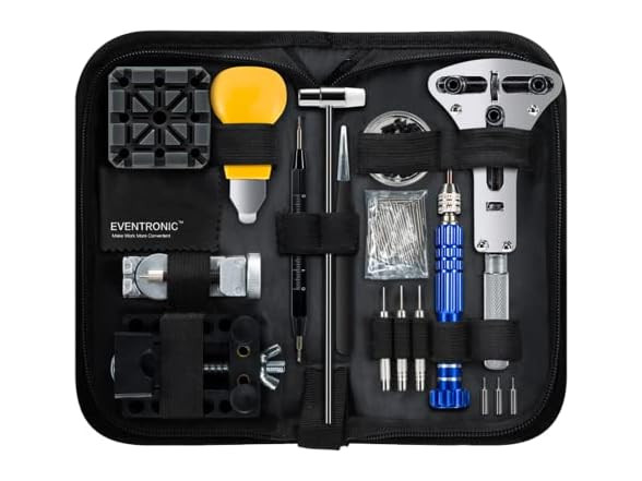 Eventronic Professional Watch Repair Kit & Battery Replacement Tool Set – NEW