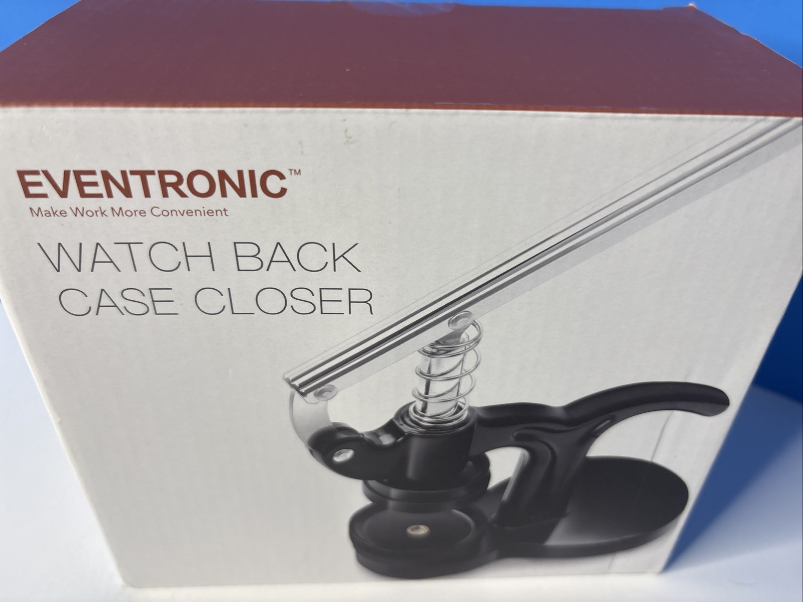 Eventronic Watch Press Set Back Case Closer w/ Molds, Black, New Open Box