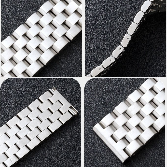 18-24mm Solid Brushed Stainless Steel Watch Strap Band Smart Watchband US Stock