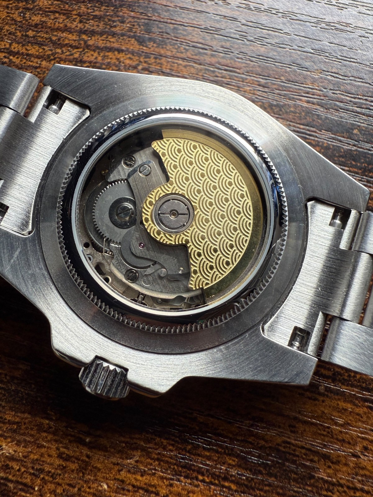 Custom made Watch Sprite Style GMT with NH34 Automatic movement