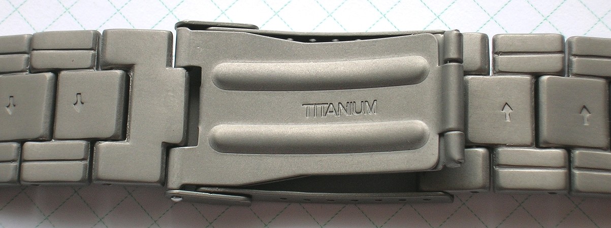 TITANUHRENARMBAND TITAN MASSIV aus dem Hause MABRO 22 mm TITANIUM SOLID BRACELET