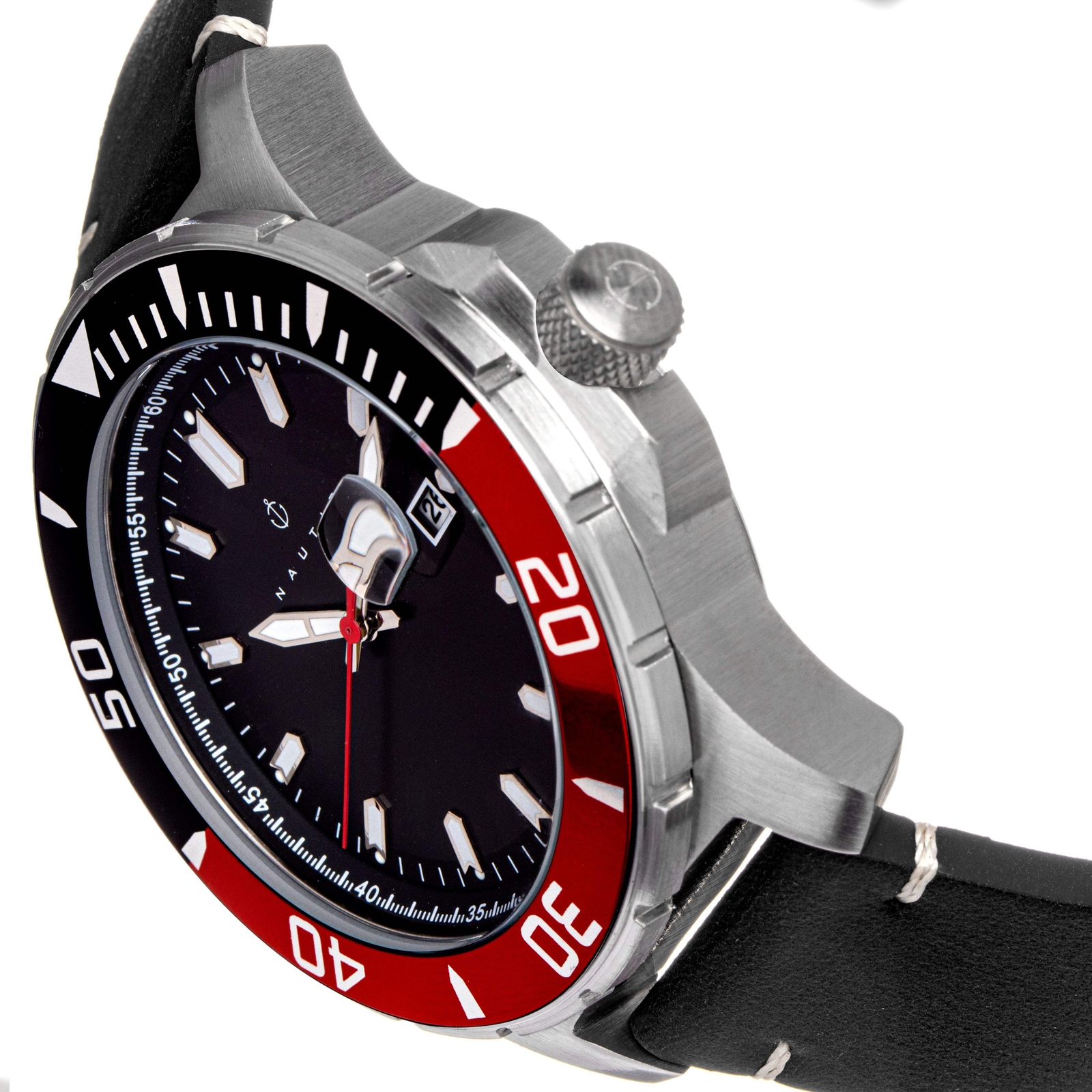 Nautis Dive Pro 200 Black & Red | Dial Wristwatch GL1909-C