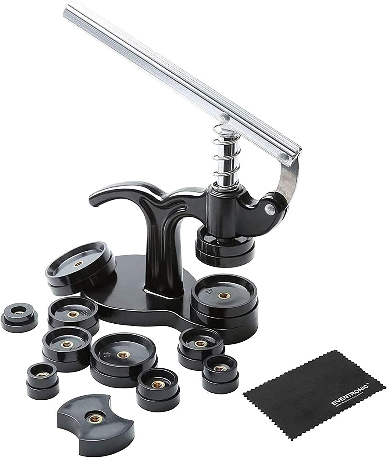Eventronic Watch Press Set Back Case Closer, 14pcs Watch Case Closer, Dies, Kit