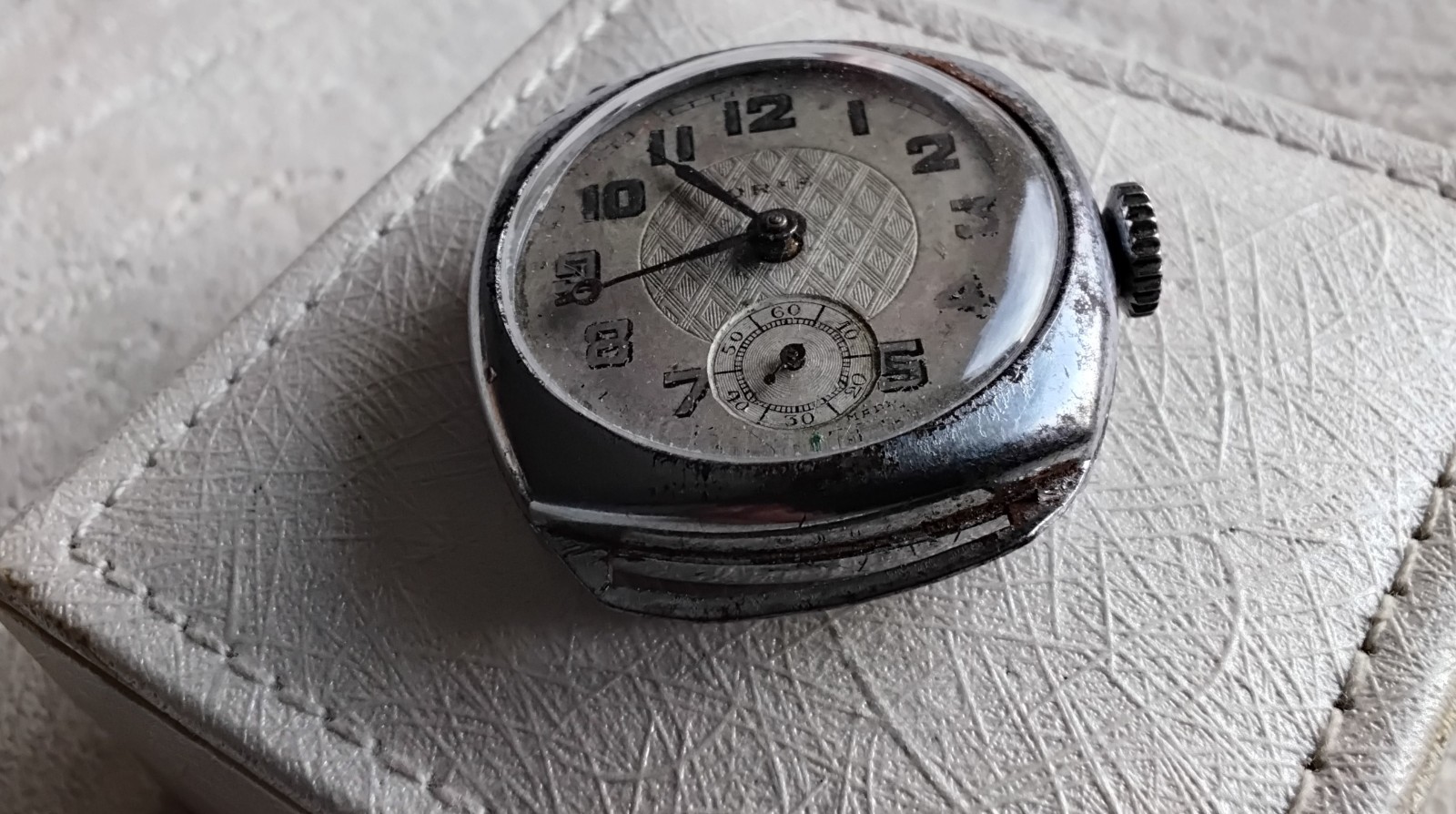 Swiss antique Oris military trench watch for parts, restoration