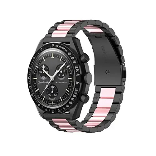 20mm Stainless Steel Strap for Omega X Swatch Joint MoonSwatch Metal Watch Band