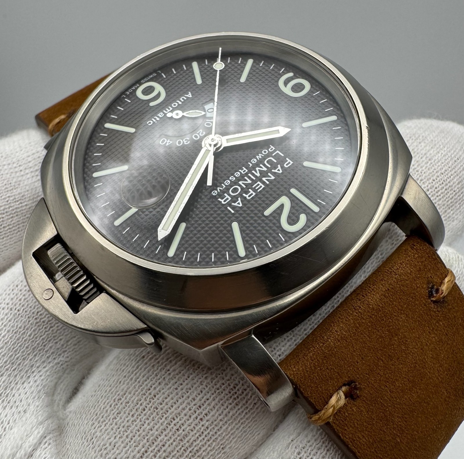 Panerai Luminor Power Reserve PAM57 Titanium Tobacco Dial 2000 (Full-Set)
